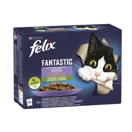 Felix Fantastic Multipack Házias Válogatás Zöldségekkel Aszpikban 12x85g